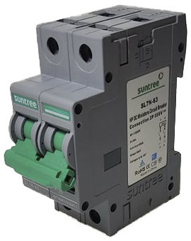 [114] INTERRUPTOR TERMOMAGNETICO 2P 16A 800VDC